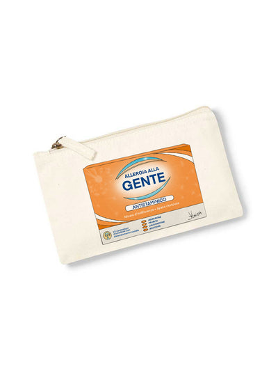 Astuccio porta oggetti con stampa Allergia alla gente Kimi85