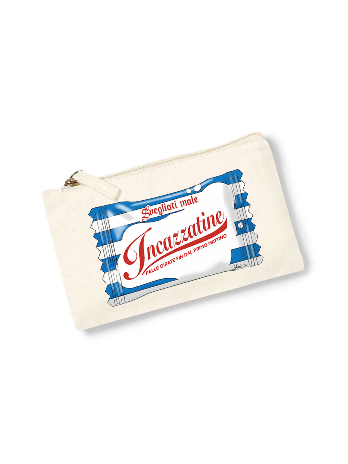 Astuccio porta oggetti con stampa Incazzatine Kimi85