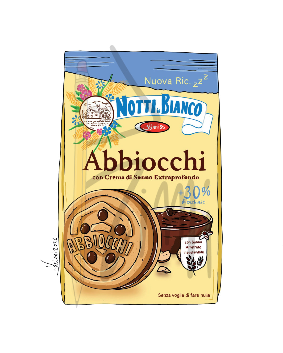 Dettaglo ingrandito stampa Abbiocchi Kimi85