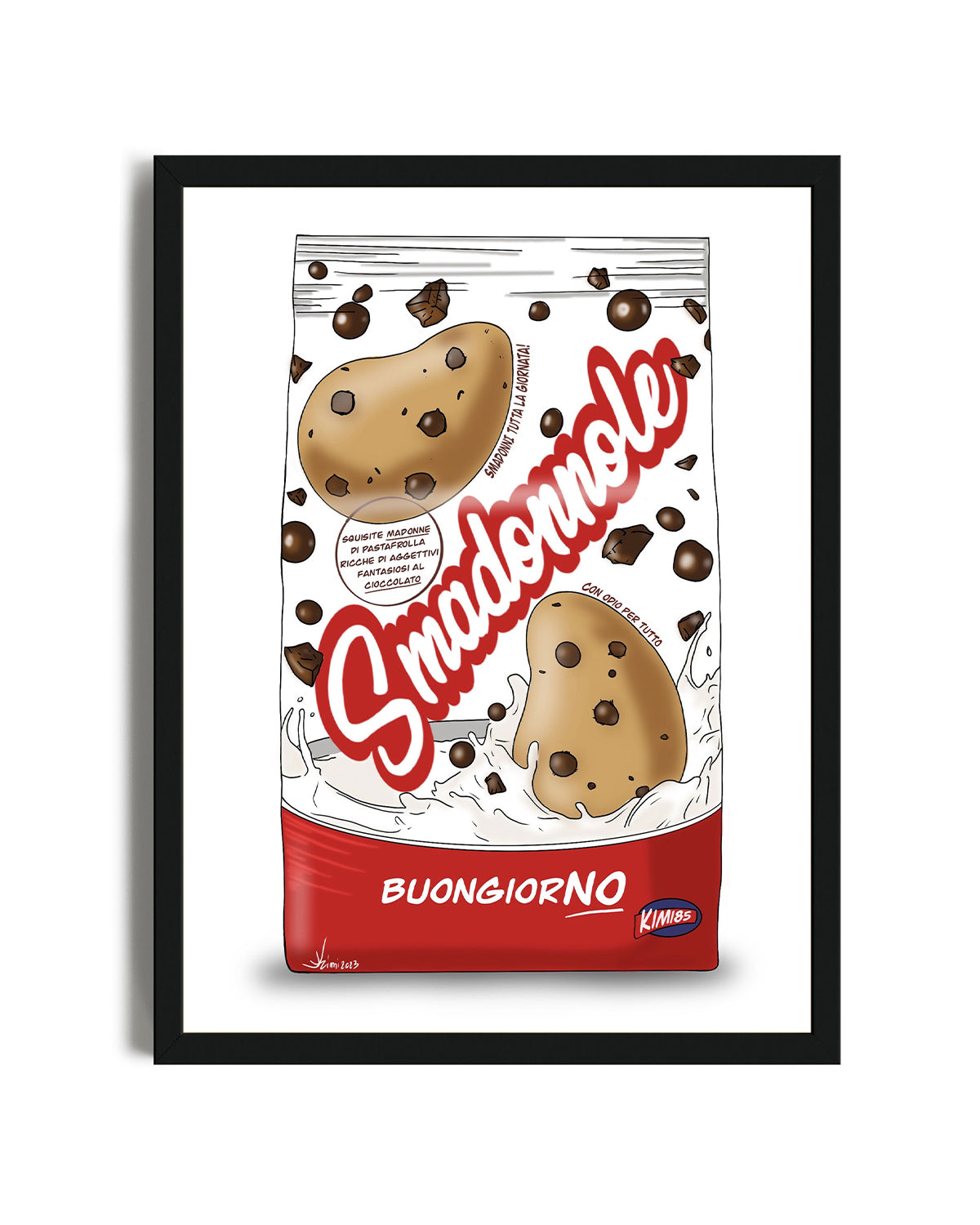 Poster con cornice Smadonnole