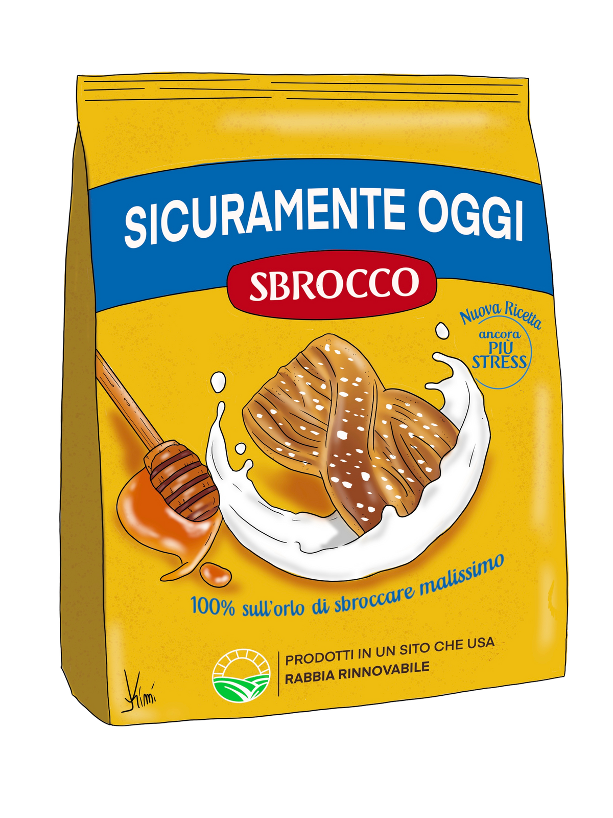 T-shirt Sicuramente Oggi Sbrocco Kimi85