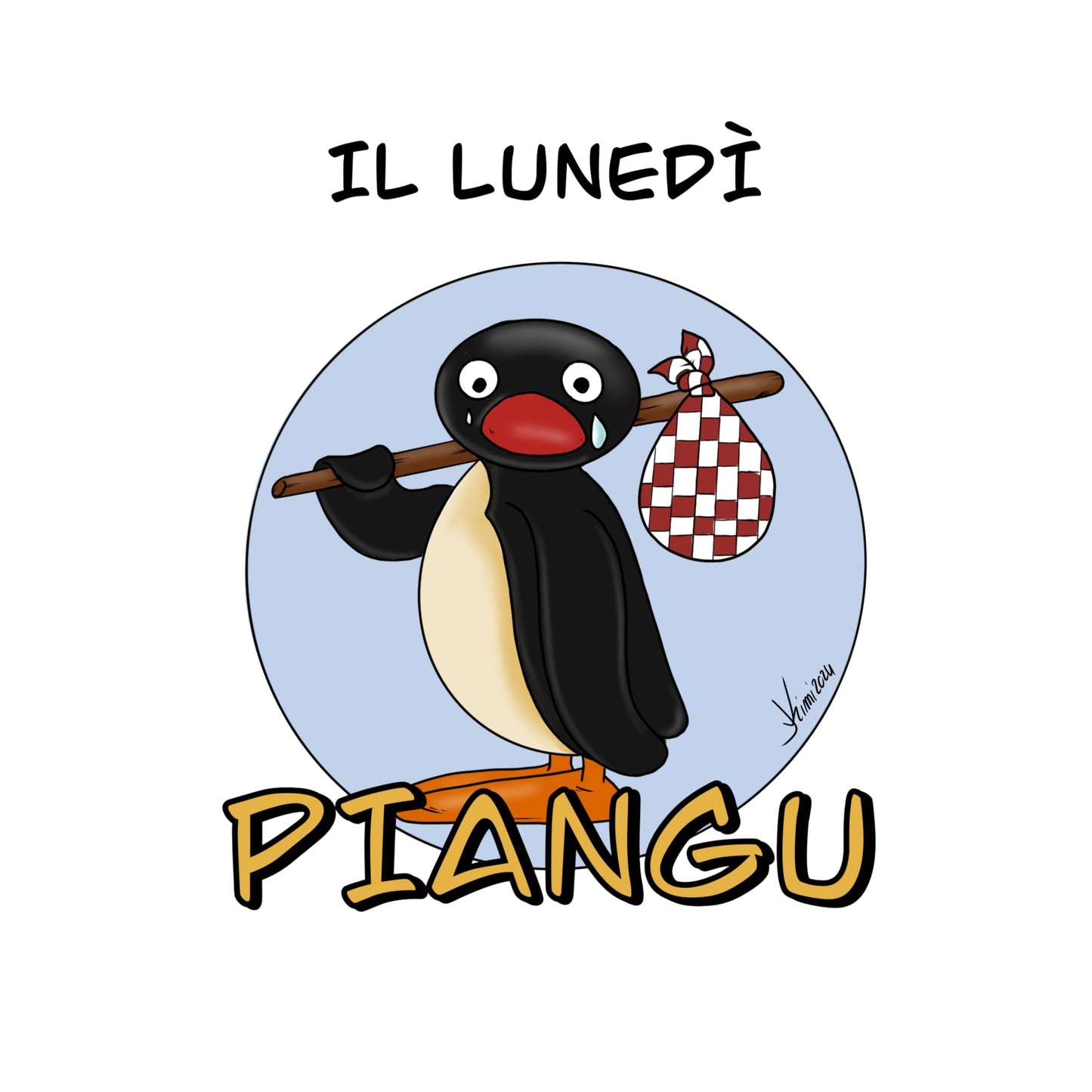 T-shirt Il lunedi piangu