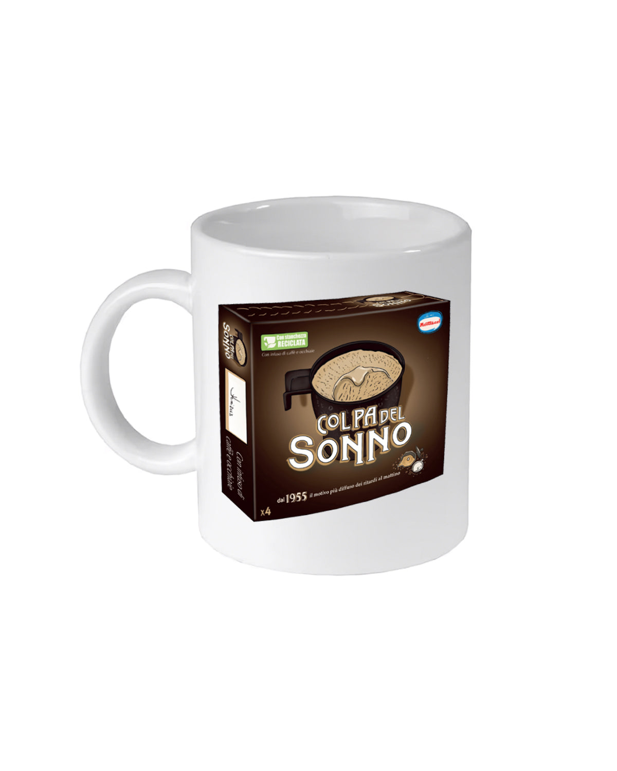 Tazza con stampa Colpa del sonno Kimi85
